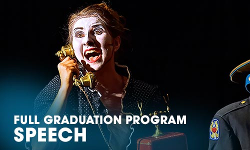 Full Graduation Program speech Artrium School for the Dramatic Arts
