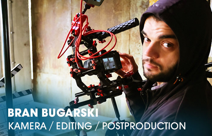 Bran Bugarski ist an der Artrium Schauspielschule Hamburg für Film/Demobänder ( Kamera / Editing / Postproduction ) verantwortlich